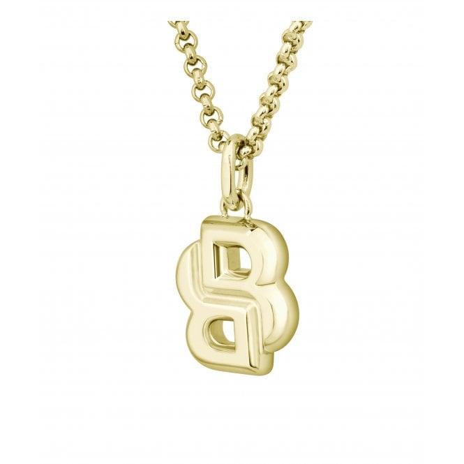 Ladies' Gold Plated Double B Necklace