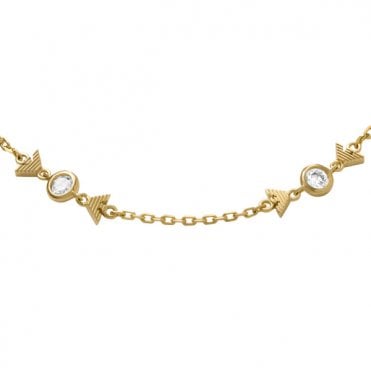 Ladies' Gold Plated Eagle Logo Bracelet