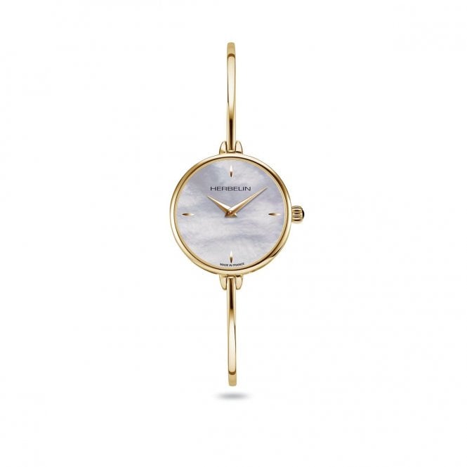Ladies' Gold Plated Fil Bangle Watch