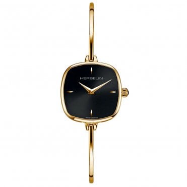 Ladies' Gold Plated Fil Bangle Watch