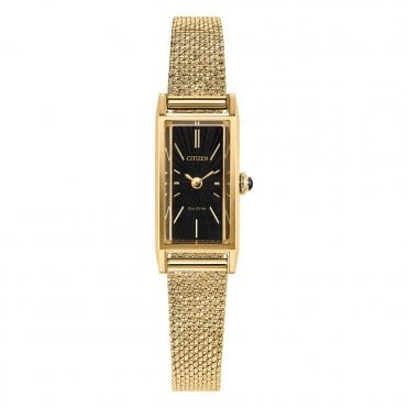 Ladies' Gold Plated Fio Eco-Drive Watch