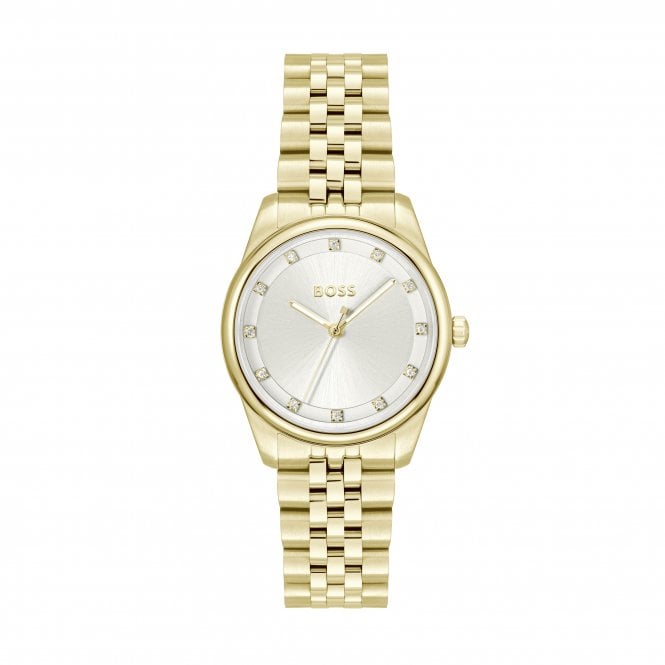 Ladies' Gold Plated Graceful Precious Watch