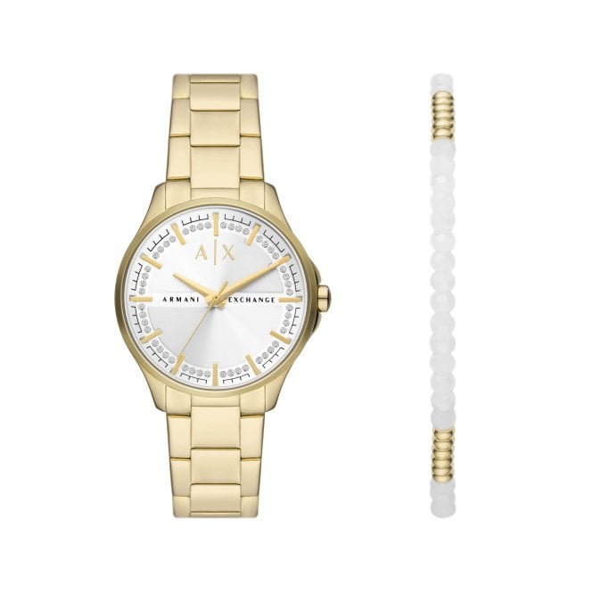 Ladies' Gold Plated Lady Hampton Watch Gift Set