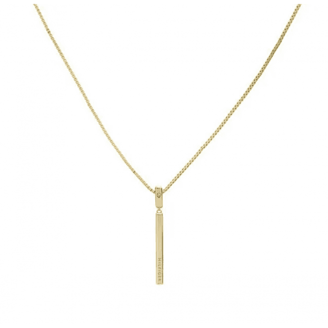 Ladies' Gold Plated Linear Necklace