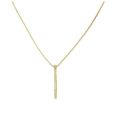 Ladies' Gold Plated Linear Necklace