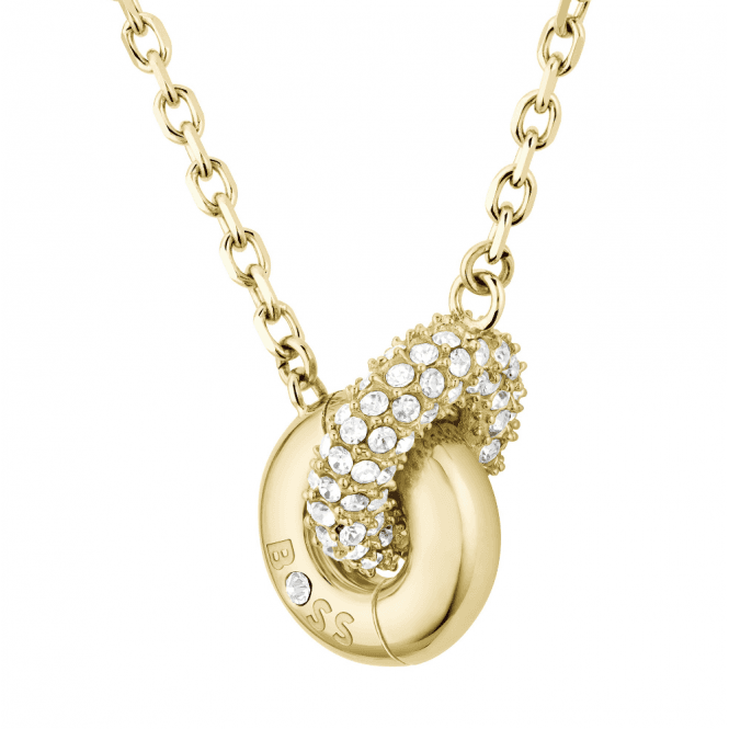 Ladies' Gold Plated Live Precious Necklace