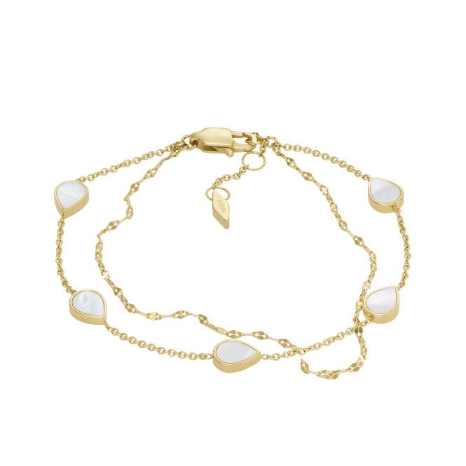 Ladies' Gold Plated Merrit Multi Strand Bracelet