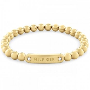 Ladies' Gold Plated Metal Beads Bracelet