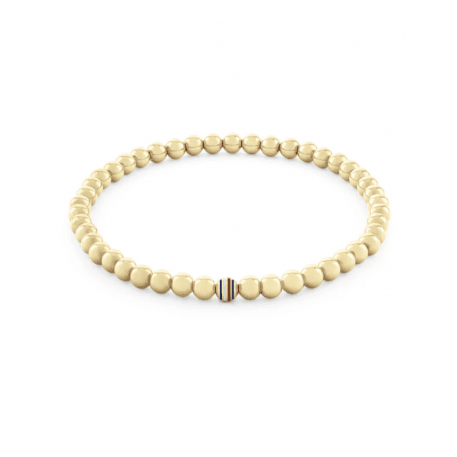 Ladies' Gold Plated Metal Beads Bracelet