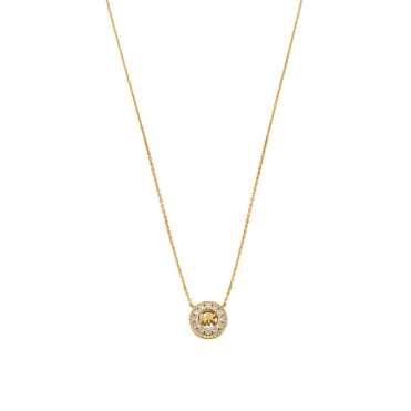 Ladies' Gold Plated MK Premium Necklace 