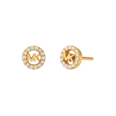Ladies' Gold Plated MK Premium Studs 