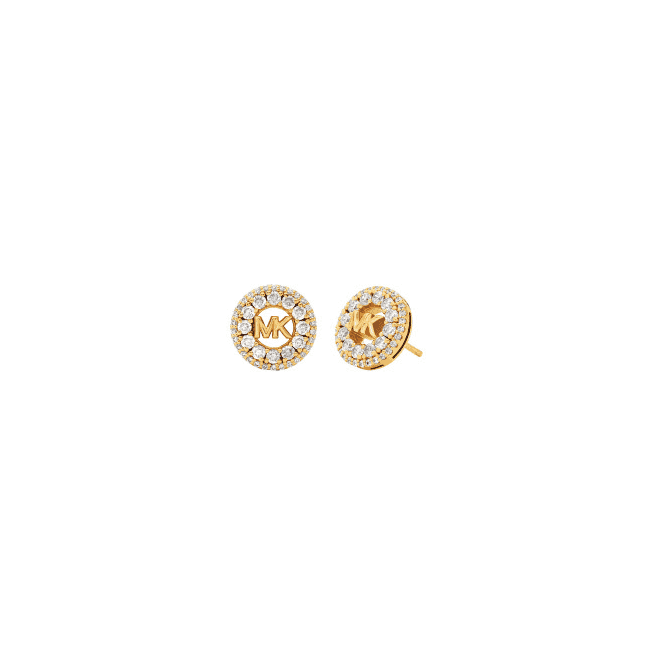 Ladies' Gold Plated MK Premium Studs 