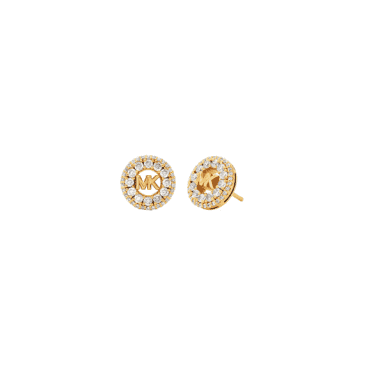 Ladies' Gold Plated MK Premium Studs 