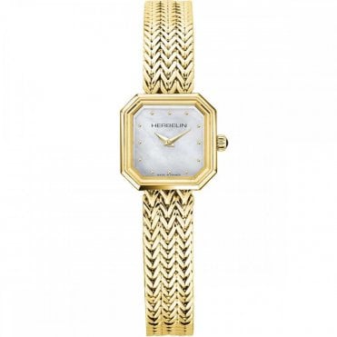 Ladies' Gold Plated Octogone Watch