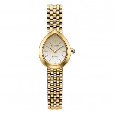 Ladies' Gold Plated Rainell Eco-Drive Watch