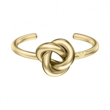 Ladies' Gold Plated Signature Knot Bangle