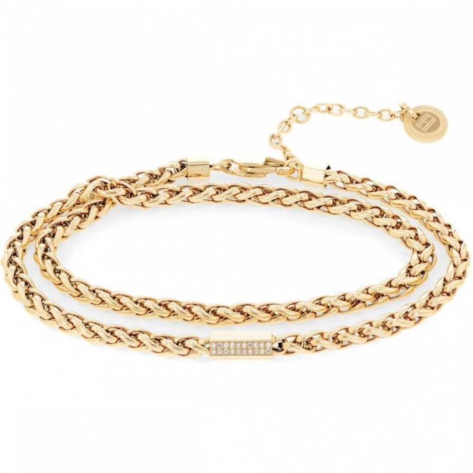 Ladies' Gold Plated Snake Chain Bracelet 