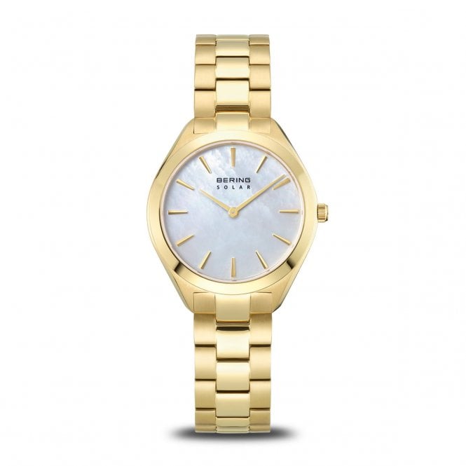 Ladies' Gold Plated Solar Watch