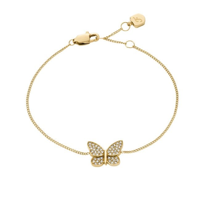 Ladies' Gold Plated Sutton Butterfly Bracelet