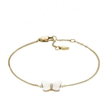 Ladies' Gold Plated Sutton Butterfly Bracelet