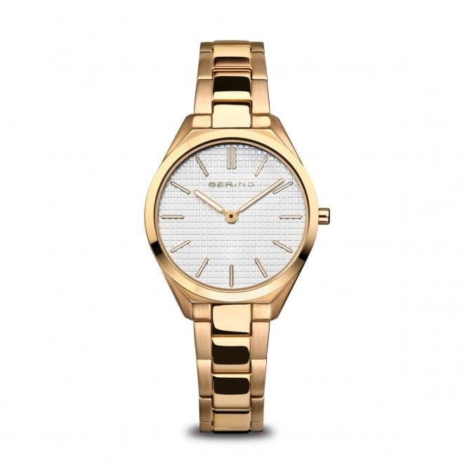 Ladies' Gold Plated Ultra Slim Watch