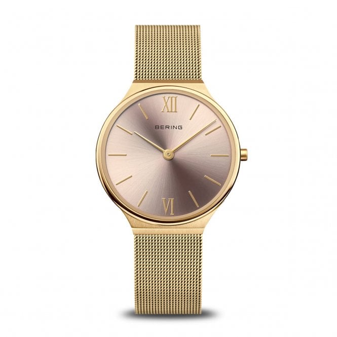 Ladies' Gold Plated Ultra Slim Watch