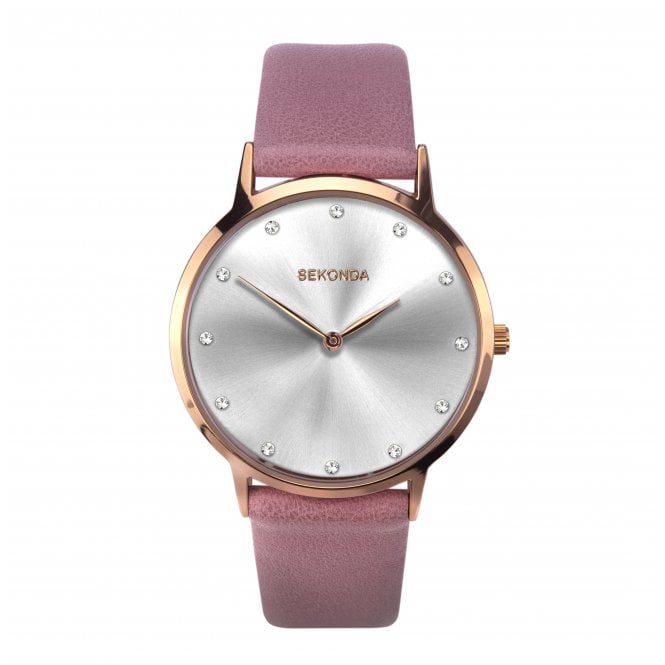 Ladies' Pink Leather Watch 2937
