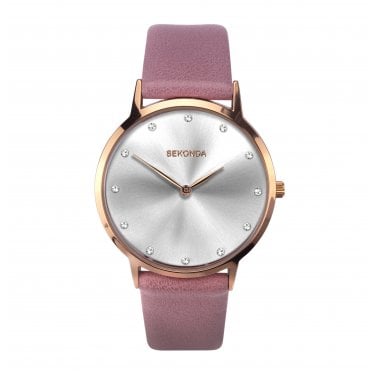 Ladies' Pink Leather Watch 2937