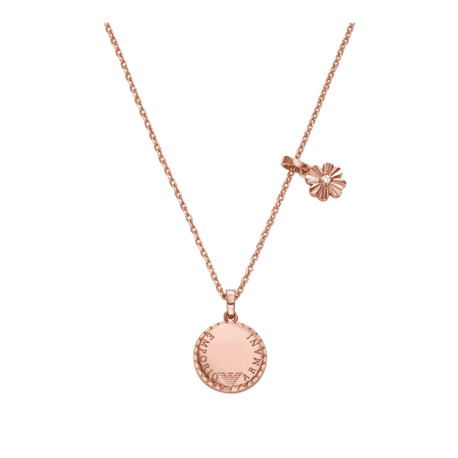 Ladies' Rose Gold Plated Coin Collection Necklace 
