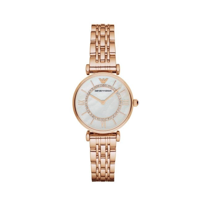 Ladies' Rose Gold Plated Gianni T-Bar Watch