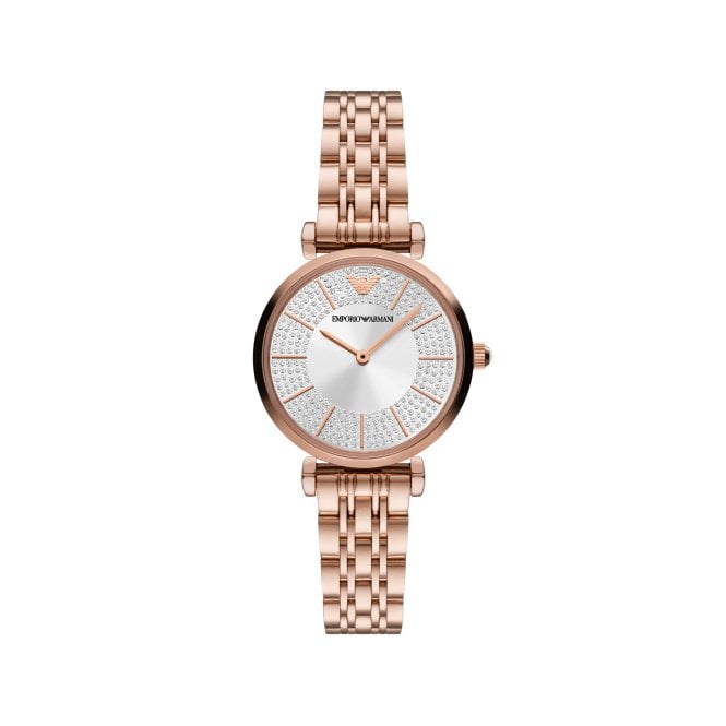 Ladies' Rose Gold Plated  Gianni T-Bar Watch