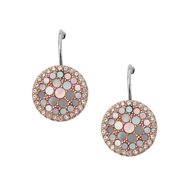 Ladies' Rose Gold Plated Merrit Earrings