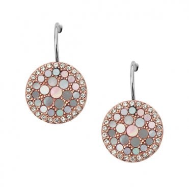 Ladies' Rose Gold Plated Merrit Earrings