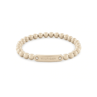 Ladies' Rose Gold Plated Metal Beads Bracelet