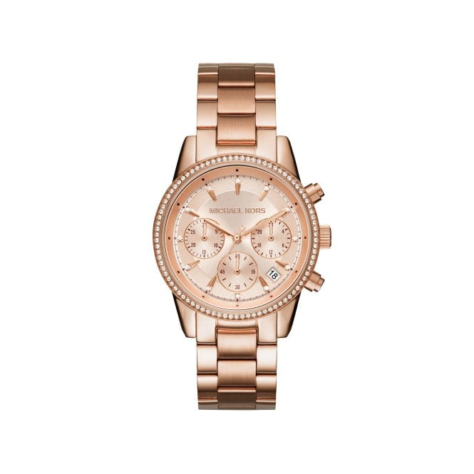 Ladies' Rose Gold Plated Ritz Watch