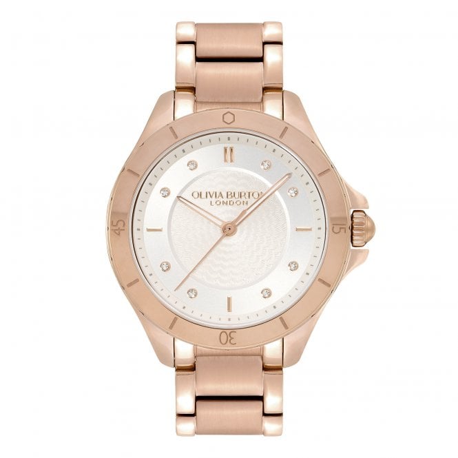Ladies' Rose Gold Plated Sports Luxe Watch