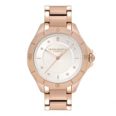 Ladies' Rose Gold Plated Sports Luxe Watch