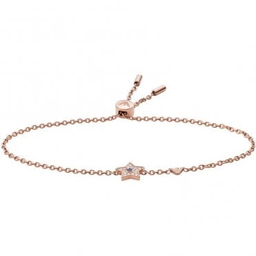 Ladies' Rose Gold Plated Star Bracelet