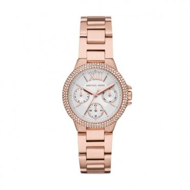 Ladies' Rose Gold Plated Stone Set Camille Watch