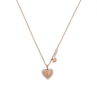 Ladies' Rose Gold Plated Unconditional Love Necklace