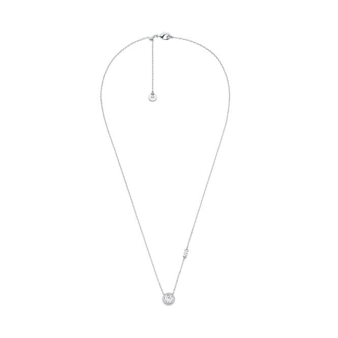 Ladies' Silver Tone Cubic Brilliance Necklace