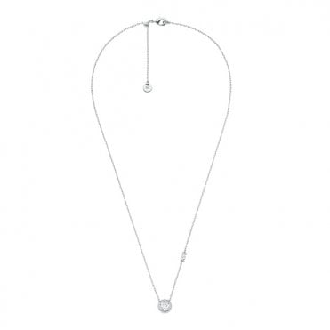 Ladies' Silver Tone Cubic Brilliance Necklace