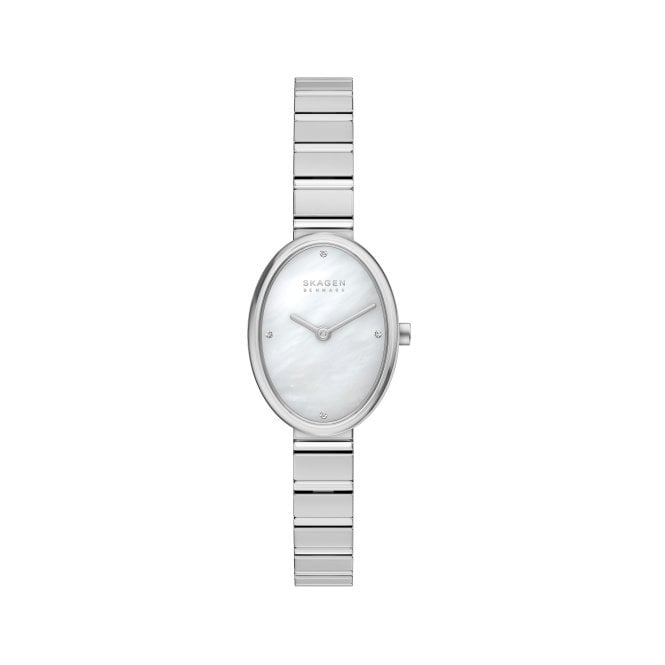 Ladies' Stainless Steel Anita Oval Watch