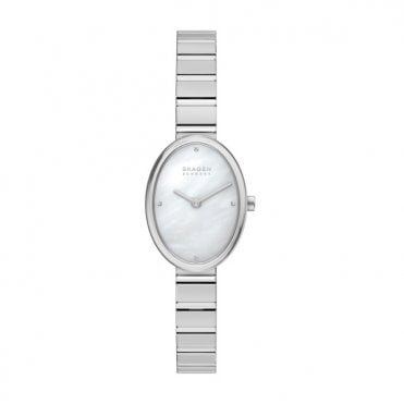 Ladies' Stainless Steel Anita Oval Watch