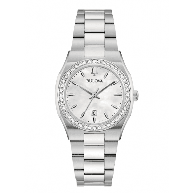 Ladies' Stainless Steel Diamond Surveyor Watch