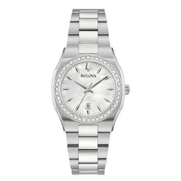 Ladies' Stainless Steel Diamond Surveyor Watch