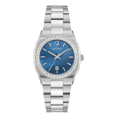 Ladies' Stainless Steel Diamond Surveyor Watch