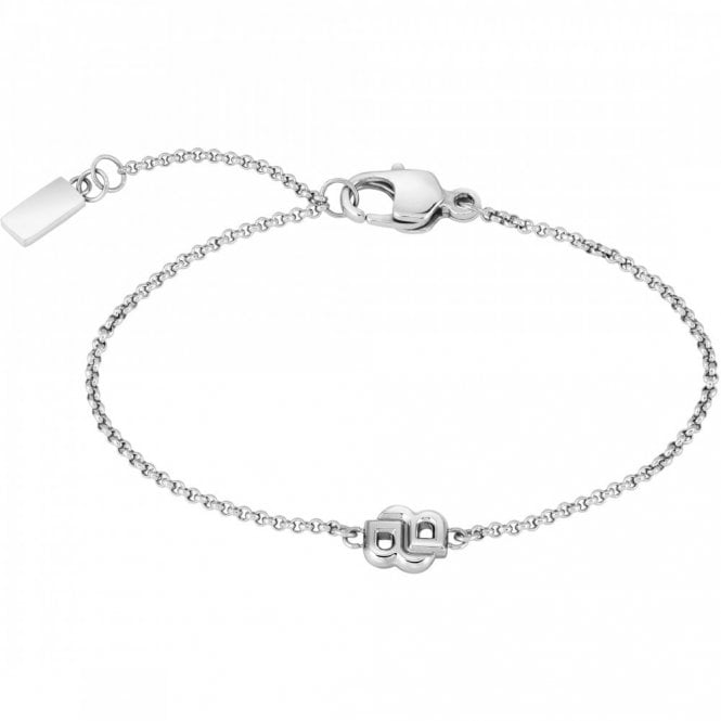 Ladies' Stainless Steel Double B Bracelet