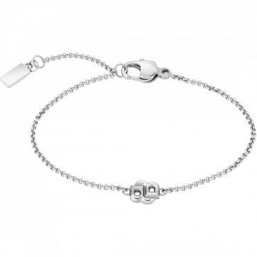 Ladies' Stainless Steel Double B Bracelet