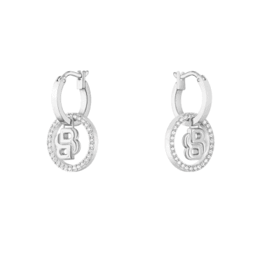 Ladies' Stainless Steel Double B Devine Earrings
